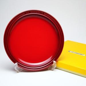 ル クルーゼ Le Creuset ラウンドプレート Lc 23cm チェリーレッド Boisewomenrun Com