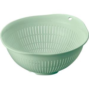 まとめ プラスチック製 ザル 24cm 抗菌仕様 グリーン キッチン用品 Nポゼ 60