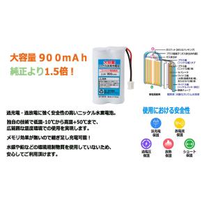 BT06c 電話子機用 互換電池 ELPA T...の詳細画像3