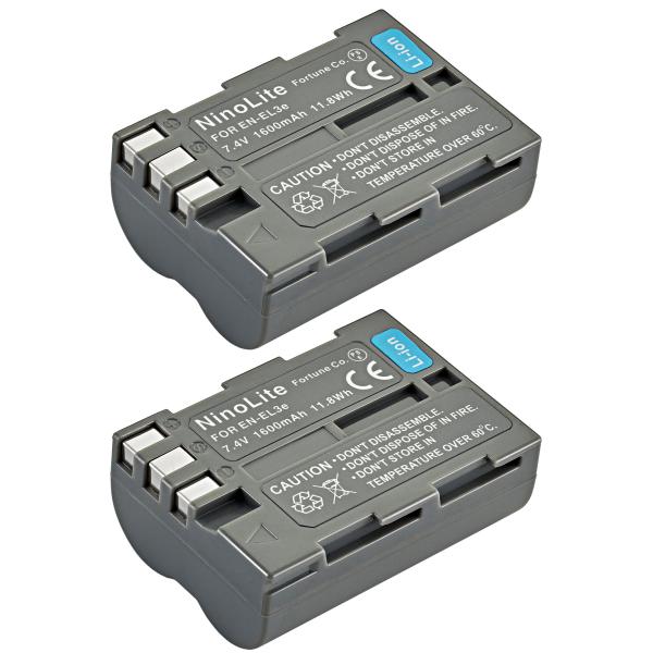 2個セット Nikon ニコン EN-EL3E 互換バッテリー D700 D300 D200 D90...