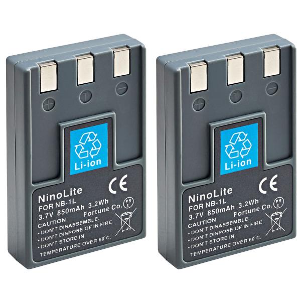 2個セット Canon キヤノン NB-1L NB-1LH 互換バッテリー IXY DIGITAL ...