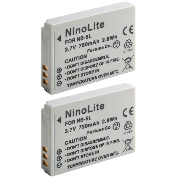 2個セット Canon キヤノン NB-5L 互換バッテリー IXY DIGITAL 900 IS ...