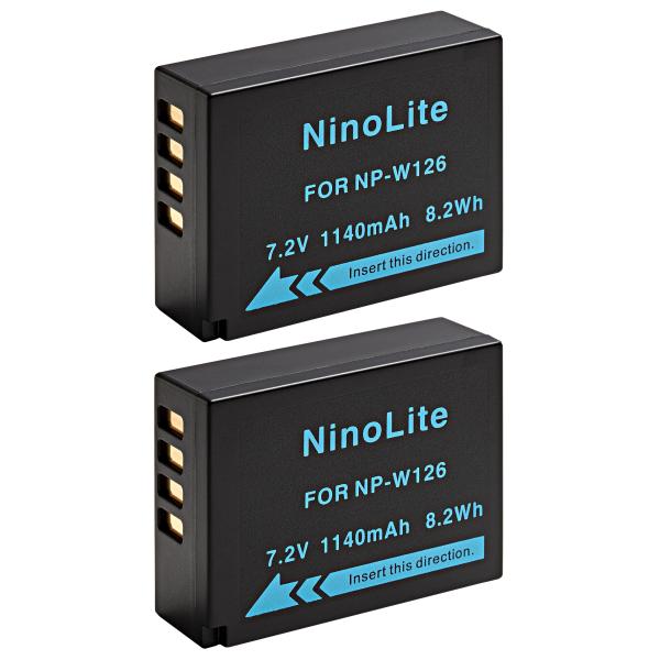 2個セット FUJIFILM 富士フイルム NP-W126 互換バッテリー X-Pro1 X-T1 ...