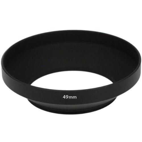 径49mm広角レンズフード 一眼レフ レンズ保護 ねじ込み式