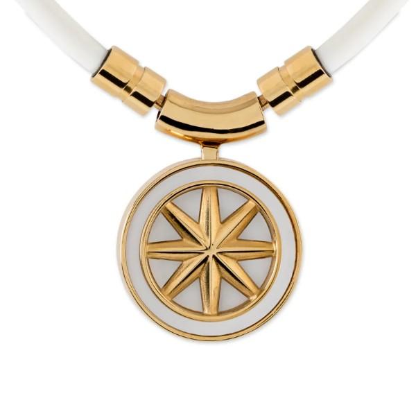 BANDEL EARTH mini　バンデル アースミニ White×Gold 磁気ネックレス  H...