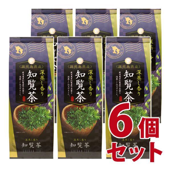 宇治森徳　【深蒸し香り】 知覧茶80g　6個セット 【かおりちゃん】-000008