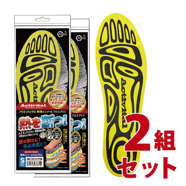 断熱インソールアルミプラス　2組セット