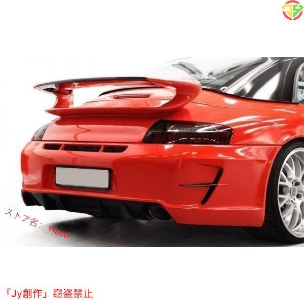 ポルシェ 911/996 前期カレラ GT3タイプ カーボンリアウイング/GTウイング/クジラウイン...