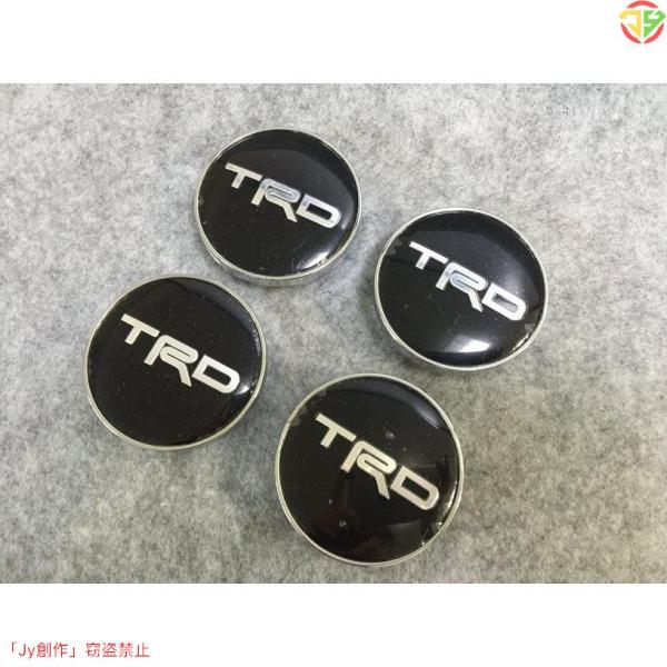 New♪TOYOTA　TRD　トヨタ ホイール センターキャップ　保護 カー 自動車用 防塵 4個セ...