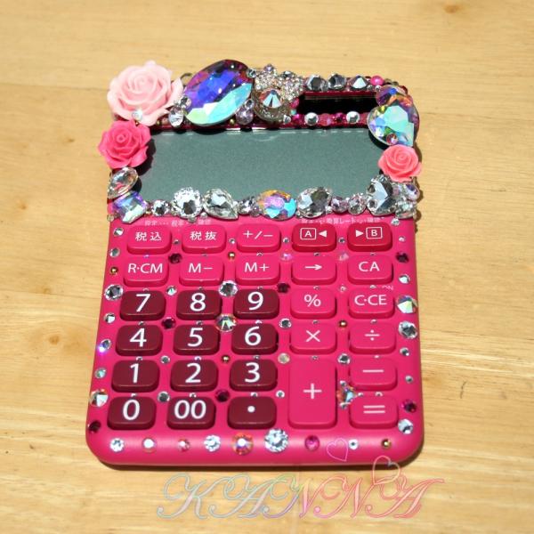 極上！高級ビジューとスワロの宝石盛り♪ミックスベリー デコ電卓 by Kanna