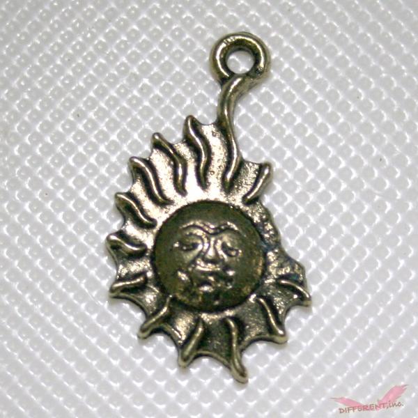 古代の太陽デザイン チャームパーツ