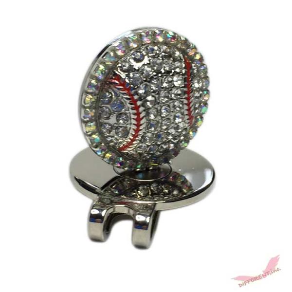 野球の硬式ボール ゴルフマーカー クリップセット