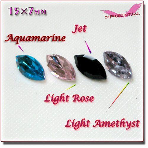 デコに盛りデコに Crystal 4Color マーキスビジュー