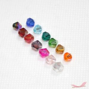 クリスタルAB ソロバンビーズ 4mm 1点か...の詳細画像2