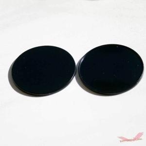 ブラック ゴルフマーカー 淵有りと淵なし グリ...の詳細画像1