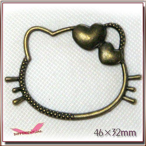 銅古美 ネコちゃんリング