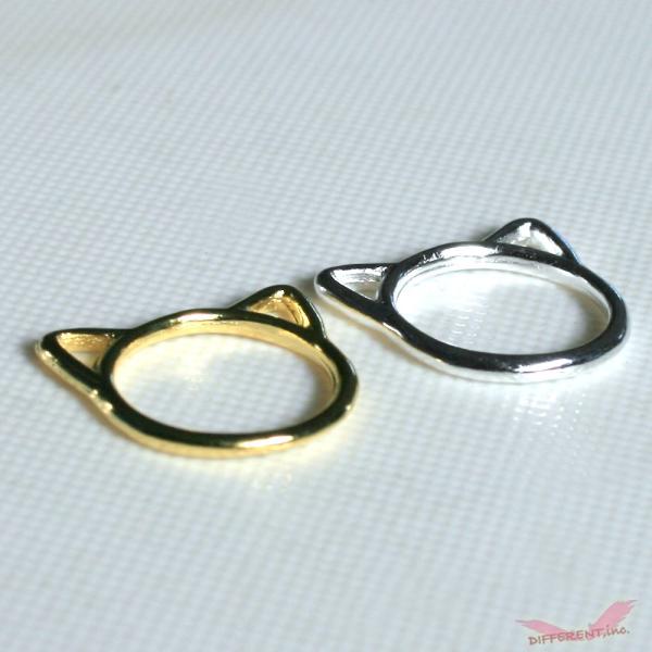 cat ring 猫 リング or フレーム チャーム