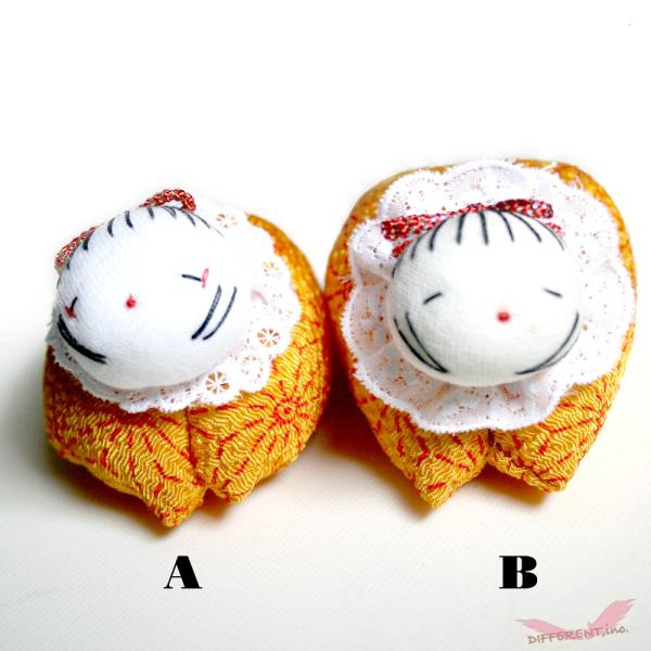 稚児クリップ つるし雛 かわいい童 麻の葉