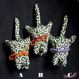 猫 クリップ 吊るし雛 かわいい 唐草