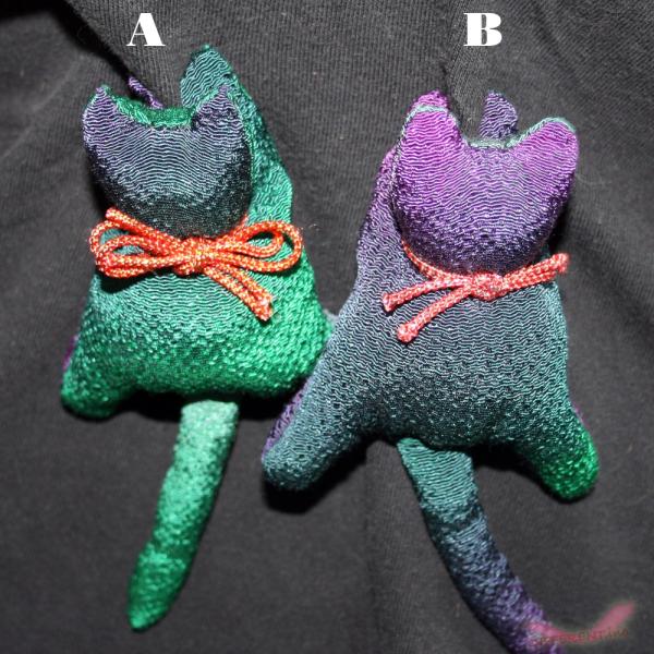 猫 クリップ つるし雛 かわいい グラーデーション