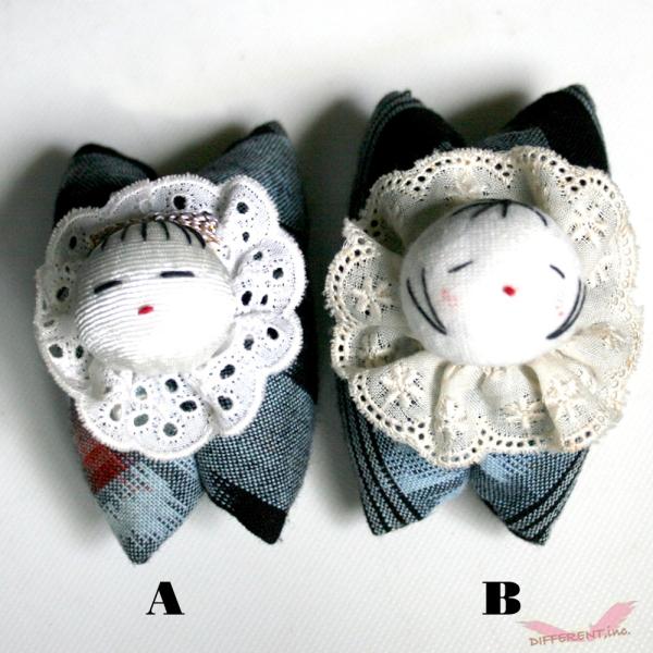 稚児クリップ つるし雛 かわいい童 麻の葉 石畳