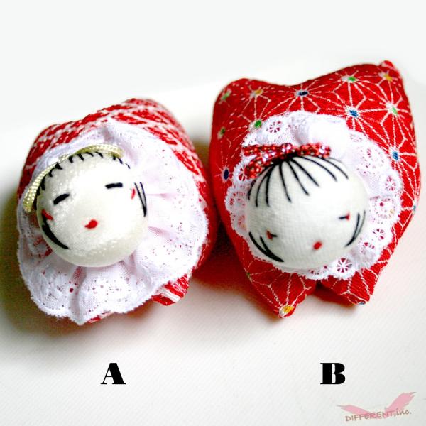 稚児クリップ つるし雛 かわいい童 多文様