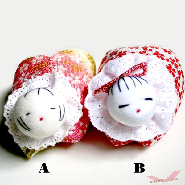 稚児クリップ つるし雛 かわいい童 桜