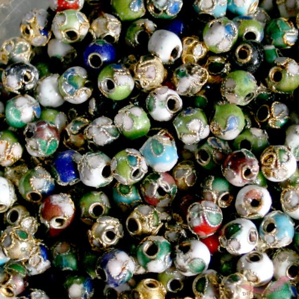 七宝ビーズ  カラーMIX （10個）