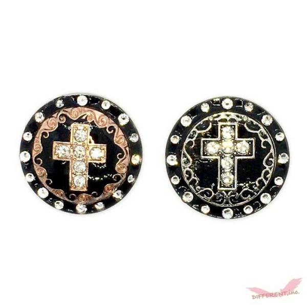 十字架 25mm ゴルフマーカー クリップセット