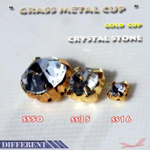 クリスタル GOLD座金付き 3Size｜different