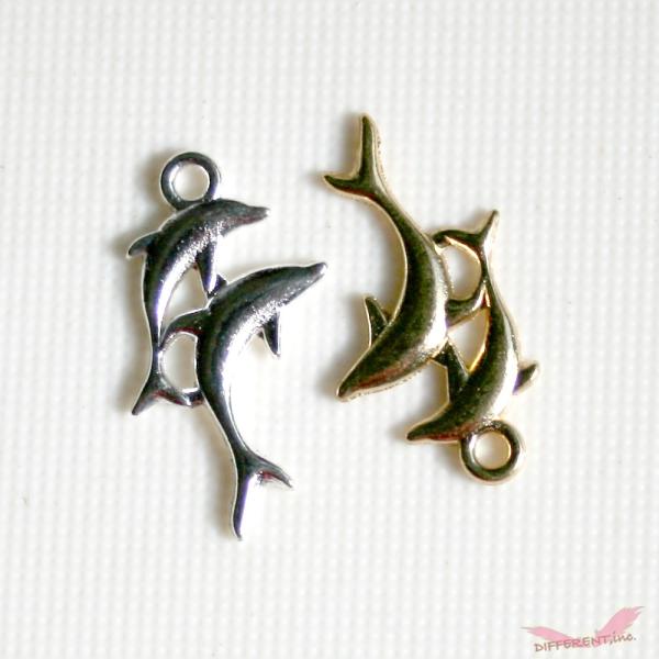 イルカ チャーム  ダブルドルフィン