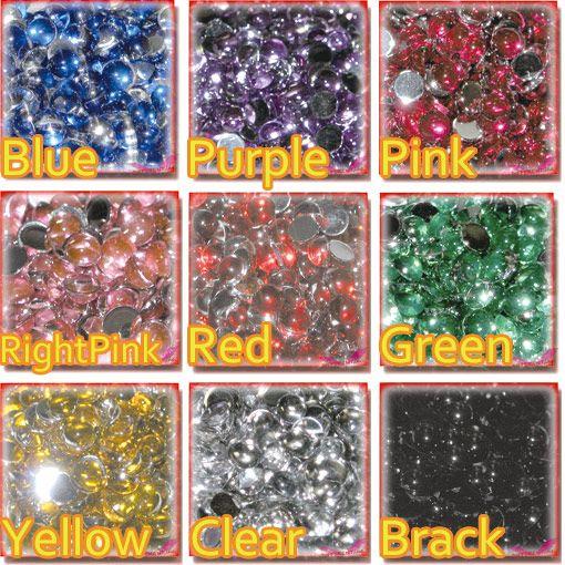 マルポコ高品質ラインストーン 2mm〜4mm 9Color