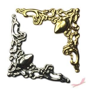透かし 装飾パーツ 23mm×23mm 2Co...の詳細画像3