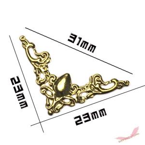 透かし 装飾パーツ 23mm×23mm 2Co...の詳細画像4