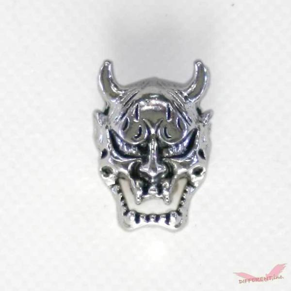 般若 鬼 メタル ビーズ 12mm*16mm 2mm穴