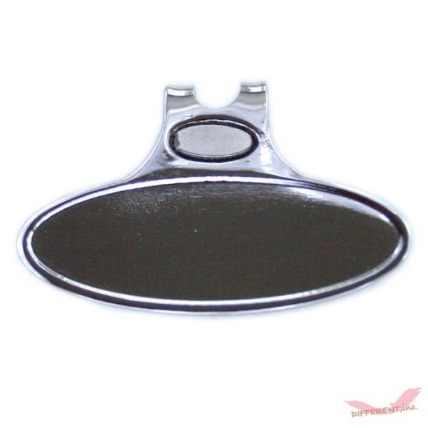 レジンデコができる ゴルフマーカーハットクリップ オーバル型 マグネット付