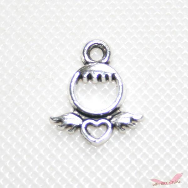 ミニ エンジェル ハート チャーム