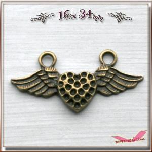 金古美 ハートウイング ストーン埋込よう