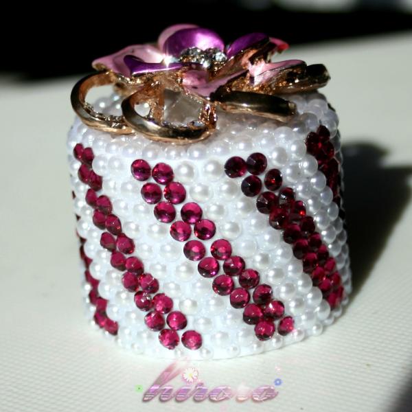 ペットボトルキャップ  カメリアパープル ツイストデコ