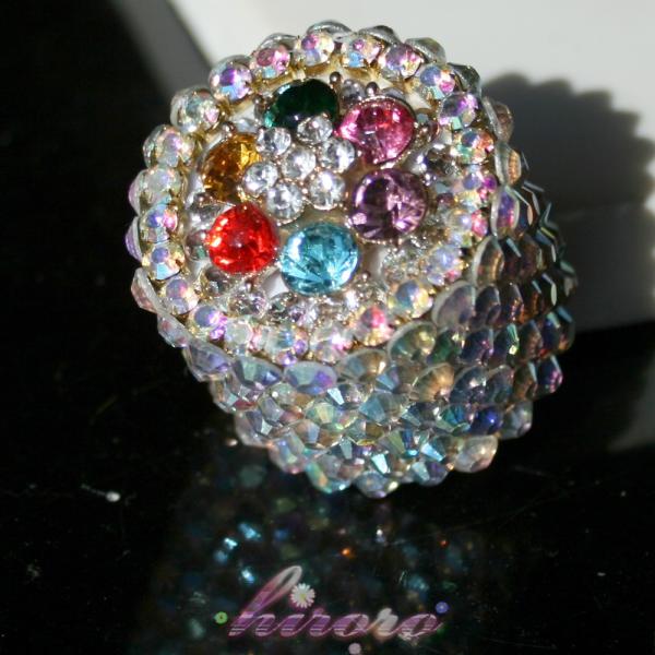 ペットボトルキャップ  爪付きカラフルデコ