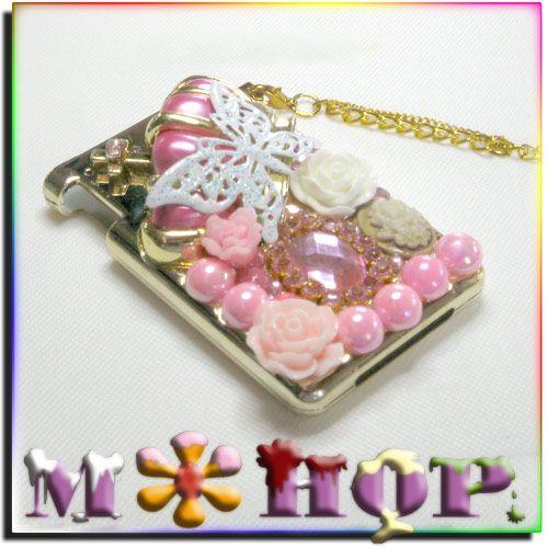 BIGピンククラウン ミンティアゴールド 手作りデコ by M＊HOP