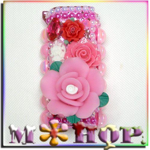 3連バラ　キュート　ライターケース　手作りデコ by M＊HOP