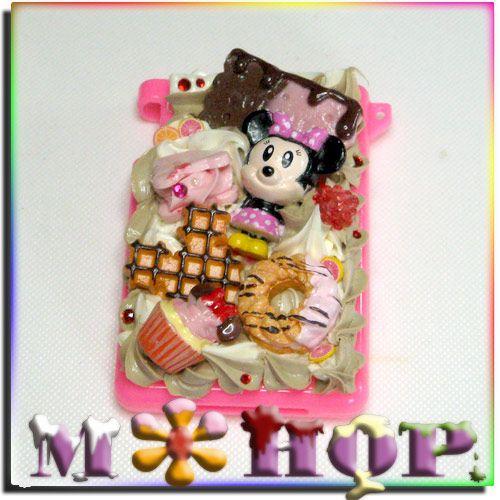 チョコ＆バニラホイップ　ねずみちゃんスイーツデコ ミンティアケース