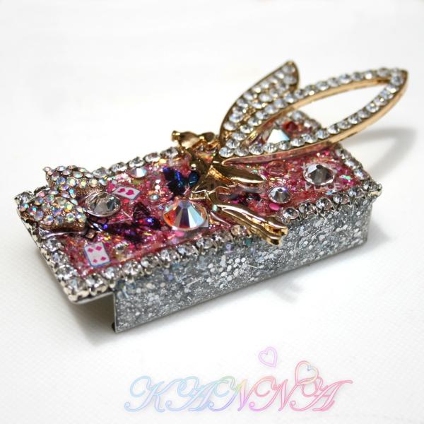 メルヘン♪総スワロフスキー 大きなティンカーベルフリスクケースデコピンクVer by KANNA