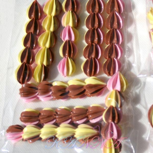 大容量！激レア3色ミックス&amp;チョコ＆イチゴのシリコンホイップ3種370個以上セット  by Kann...