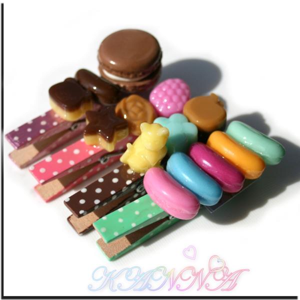 用途いろいろ♪デコウッドクリップ8個セット  by Kanna