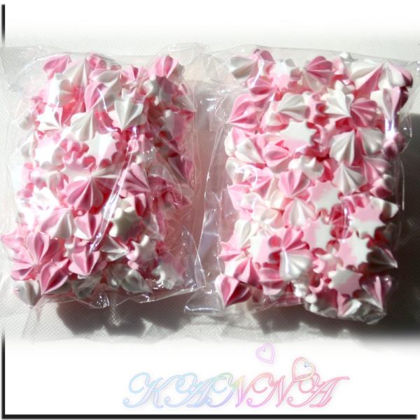 訳あり!大容量イチゴ×ミルク2色ミックスシリコンホイップ240個以上セット  by Kanna