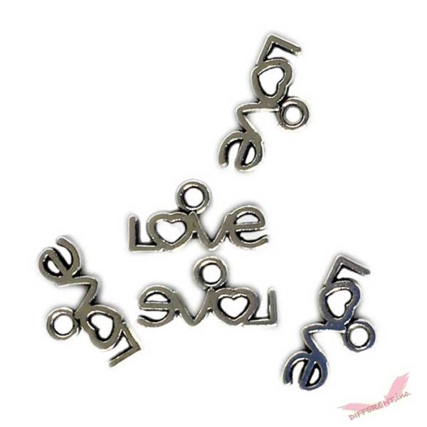 ラブ文字 ゴシック体 LOVE チャームパーツ