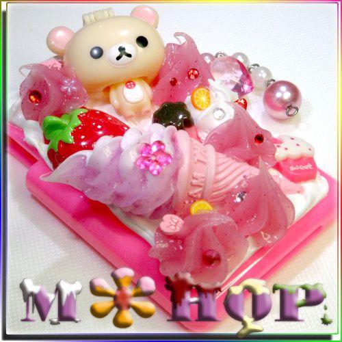 コリラックマ Mixソフトチェリーラメ ミンティアケース  手作りデコ