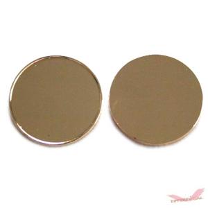 ゴルフマーカー ゴールド 25mm マグネット付 淵有と淵なし